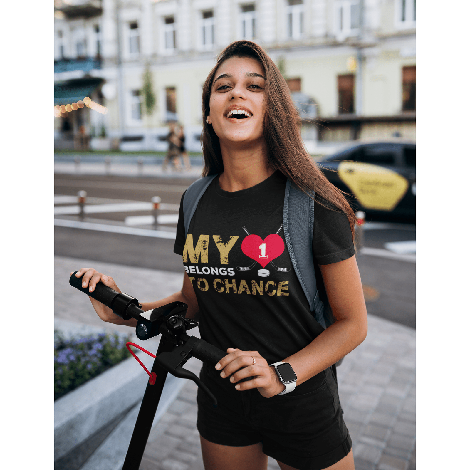 T-Shirt My Heart Belongs To Chance Unisex Jersey Tee
