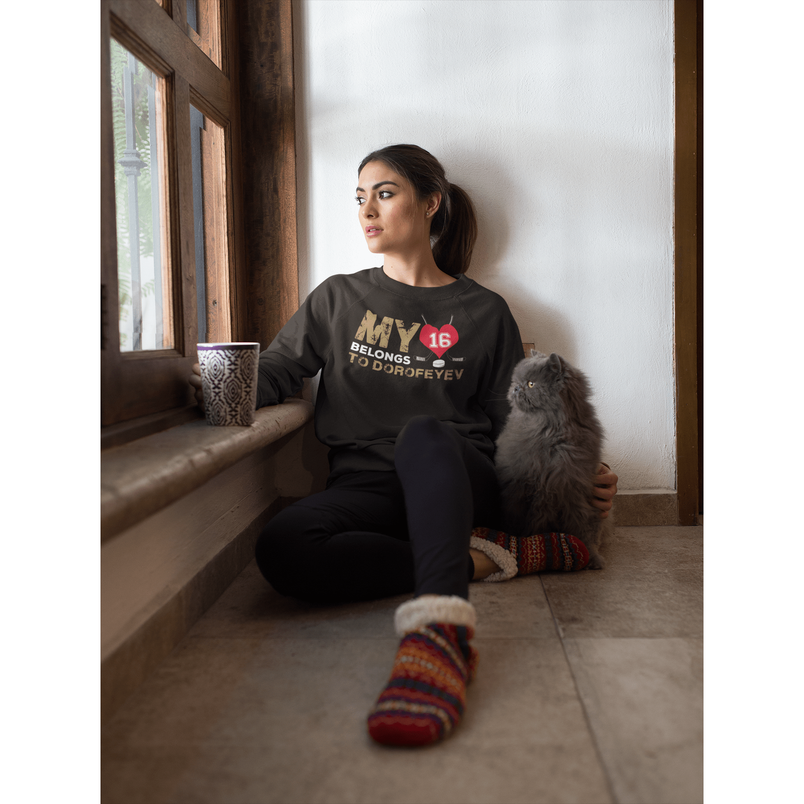 Sweatshirt My Heart Belongs To Dorofeyev Unisex Crewneck Sweatshirt