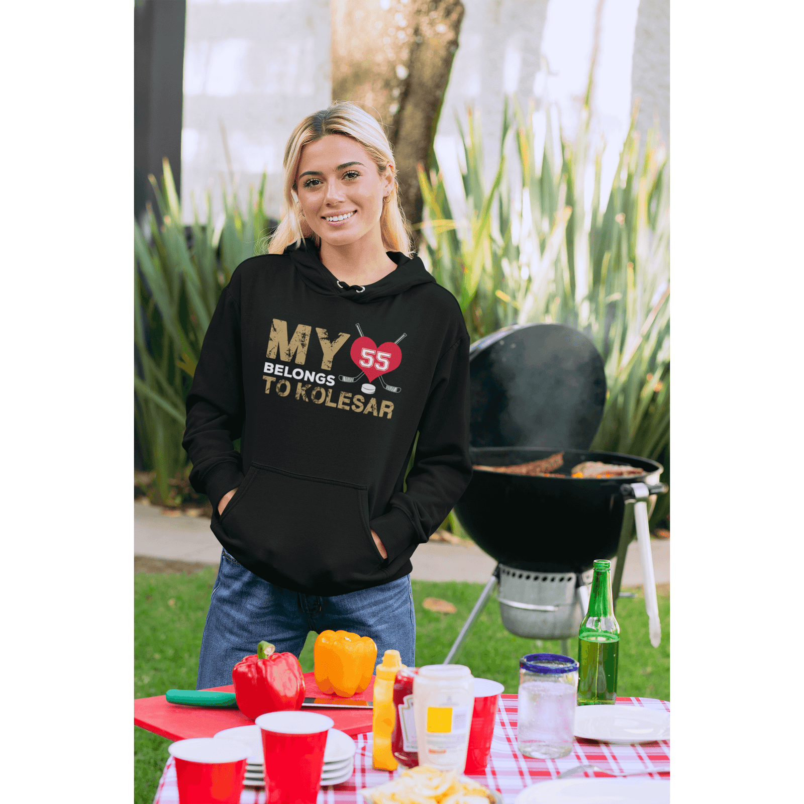 Hoodie My Heart Belongs To Kolesar Unisex Hooded Sweatshirt