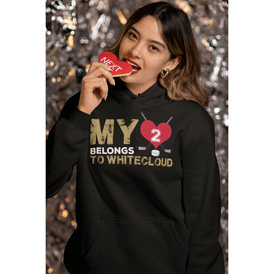 Hoodie My Heart Belongs To Whitecloud Unisex Hooded Sweatshirt