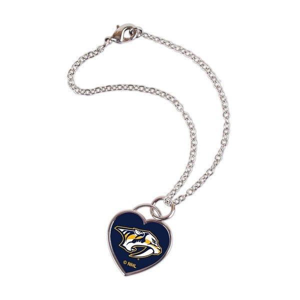 Nashville Predators 3D Heart Bracelet