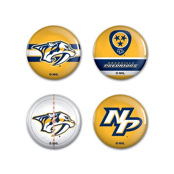 Nashville Predators Fashion Button Four Pack