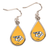 Nashville Predators Teardrop Dangle Earrings