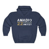 Hoodie Navy / S Amadio 22 Vegas Hockey Unisex Hooded Sweatshirt