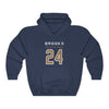 Hoodie Navy / S Brooks 24 Vegas Golden Knights Unisex Hooded Sweatshirt