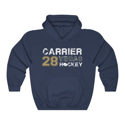 Hoodie Navy / S Carrier 28 Vegas Hockey Unisex Hooded Sweatshirt