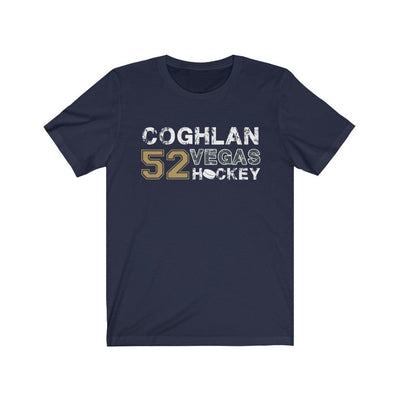 T-Shirt Navy / S Coghlan 52 Vegas Hockey Unisex Jersey Tee