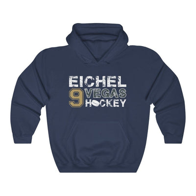 Hoodie Navy / S Eichel 9 Vegas Hockey Unisex Hooded Sweatshirt
