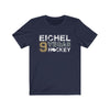 T-Shirt Navy / S Eichel 9 Vegas Hockey Unisex Jersey Tee