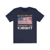 T-Shirt Navy / S Gave Proof Through The Knight Unisex Jersey Tee