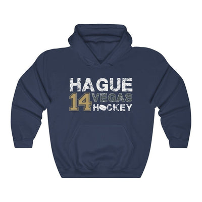 Hoodie Navy / S Hague 14 Vegas Hockey Unisex Hooded Sweatshirt