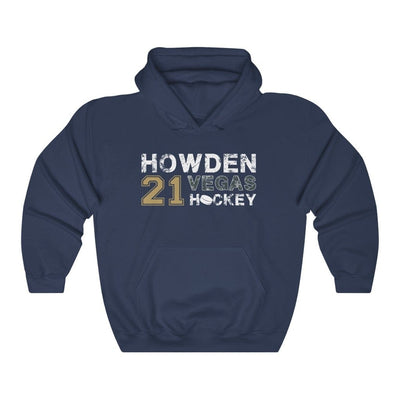 Hoodie Navy / S Howden 21 Vegas Hockey Unisex Hooded Sweatshirt