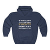 Hoodie Navy / S If You Can't Say Something Knights, Don't Say Anything At All Unisex Hooded Sweatshirt