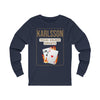 Long-sleeve Karlsson 71 Poker Cards Unisex Jersey Long Sleeve Shirt