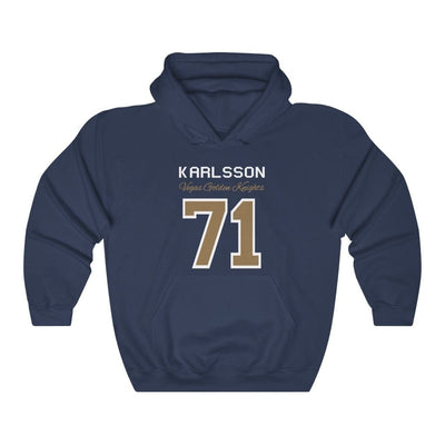 Hoodie Navy / S Karlsson 71 Unisex Hooded Sweatshirt