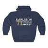 Hoodie Navy / S Karlsson 71 Vegas Hockey Unisex Hooded Sweatshirt