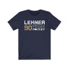 T-Shirt Navy / S Lehner 90 Vegas Unisex Hockey Jersey Tee
