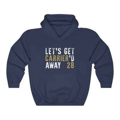 Hoodie Navy / S Let's Get Carrier'd Away Unisex Hooded Sweatshirt
