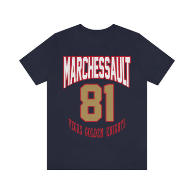 T-Shirt Marchessault 81 Vegas Golden Knights Retro Unisex Jersey Tee