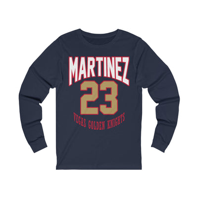 Long-sleeve Martinez 23 Vegas Golden Knights Retro Unisex Jersey Long Sleeve Shirt