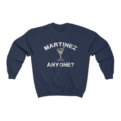 Sweatshirt Navy / S Martinez Anyone Unisex Crewneck Sweatshirt