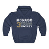 Hoodie Navy / S Mcnabb 3 Vegas Hockey Unisex Hooded Sweatshirt