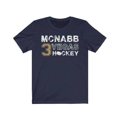 T-Shirt Navy / S McNabb 3 Vegas Hockey Unisex Jersey Tee