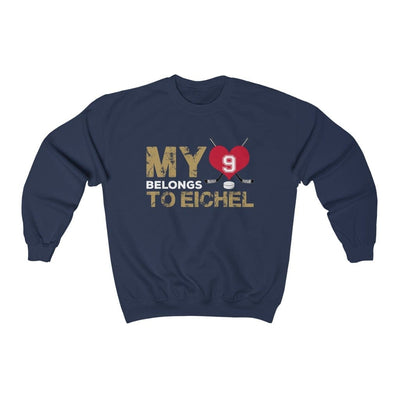 Sweatshirt Navy / S My Heart Belongs To Eichel Unisex Crewneck Sweatshirt