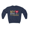 Sweatshirt Navy / S My Heart Belongs To Hague Unisex Crewneck Sweatshirt