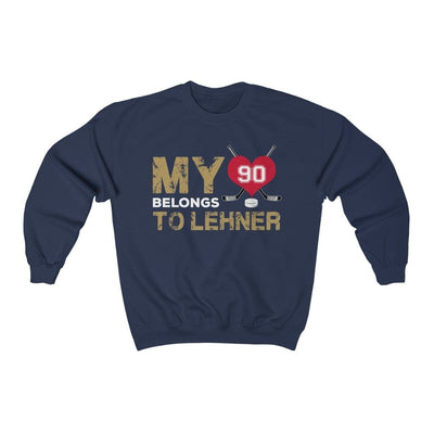 Sweatshirt My Heart Belongs To Lehner Unisex Crewneck Sweatshirt
