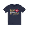 T-Shirt Navy / S My Heart Belongs To Lehner Unisex Jersey Tee