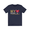 T-Shirt Navy / S My Heart Belongs To Pietrangelo Unisex Jersey Tee