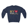 Sweatshirt Navy / S My Heart Belongs To Whitecloud Unisex Crewneck Sweatshirt