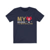 T-Shirt Navy / S My Heart Belongs To Whitecloud Unisex Jersey Tee