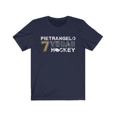 T-Shirt Navy / S Pietrangelo 7 Vegas Hockey Unisex Jersey Tee