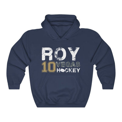 Hoodie Navy / S Roy 10 Vegas Hockey Unisex Hooded Sweatshirt