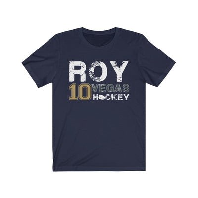 T-Shirt Navy / S Roy 10 Vegas Hockey Unisex Jersey Tee