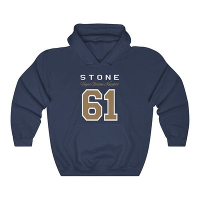 Hoodie Navy / S Stone 61 Unisex Hooded Sweatshirt