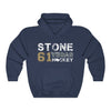 Hoodie Navy / S Stone 61 Vegas Hockey Unisex Hooded Sweatshirt