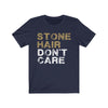 T-Shirt Navy / S Stone Hair Don't Care Unisex Jersey Tee