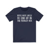 T-Shirt Navy / S "Voted Most Likely" Unisex Jersey Tee