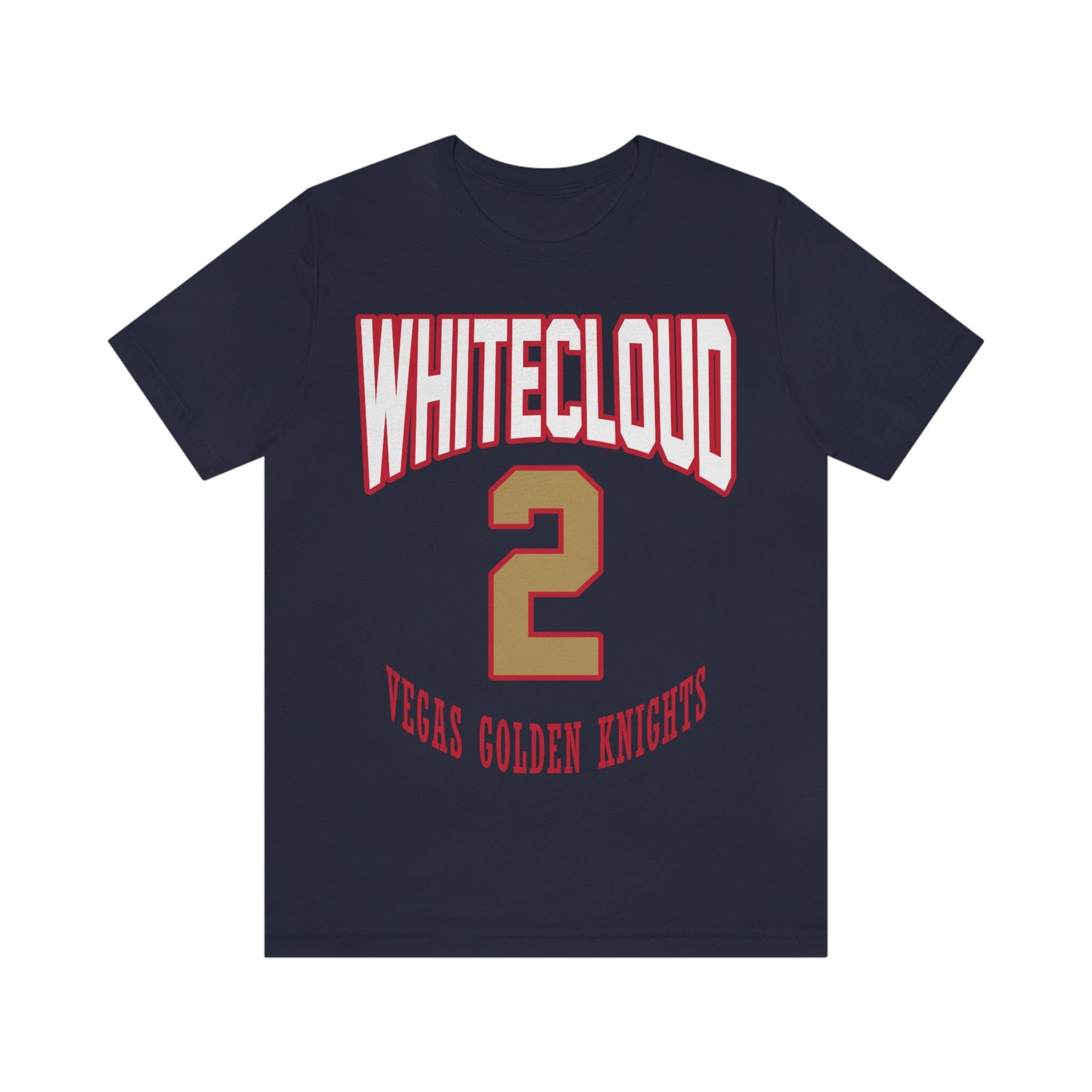 Whitecloud 2 Vegas Golden Knights Retro Unisex Jersey Tee