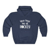 Hoodie Navy / S "You Had Me At Hockey" Unisex Hooded Sweatshirt