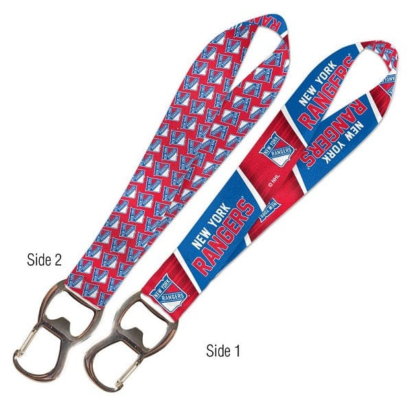 New York Rangers Lanyard Key Strap Bottle Opener