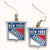 New York Rangers Logo Dangle Earrings