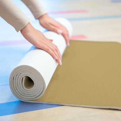 Home Decor Ladies Of The Knight Foam Yoga Mat In Gold