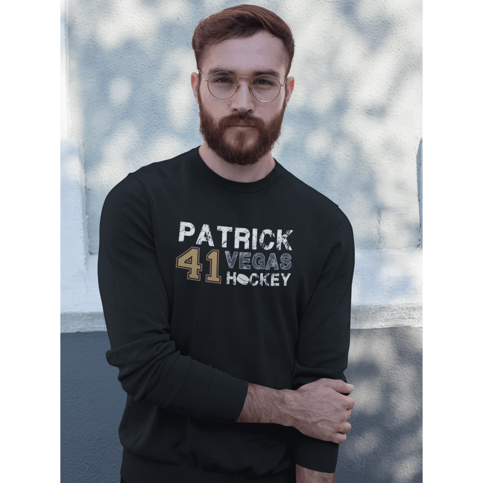 Sweatshirt Patrick 41 Vegas Hockey Unisex Crewneck Sweatshirt