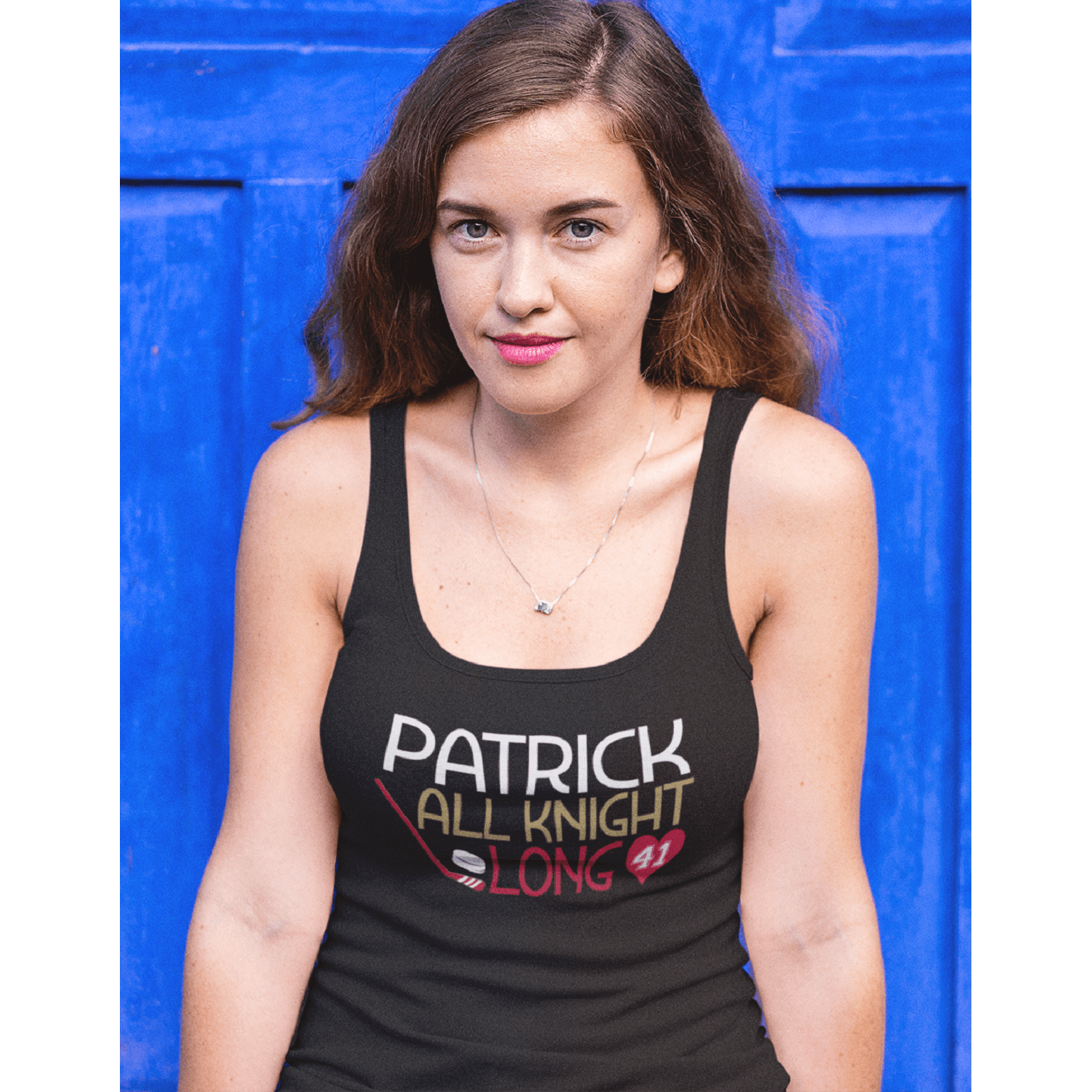 Tank Top Patrick All Knight Long Women's Tri-Blend Racerback Tank