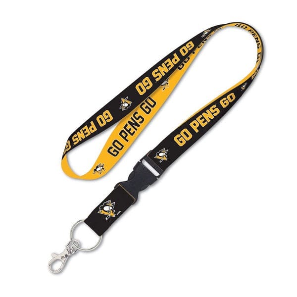 Pittsburgh Penguins Go Pens Go Lanyard With Detachable Buckle