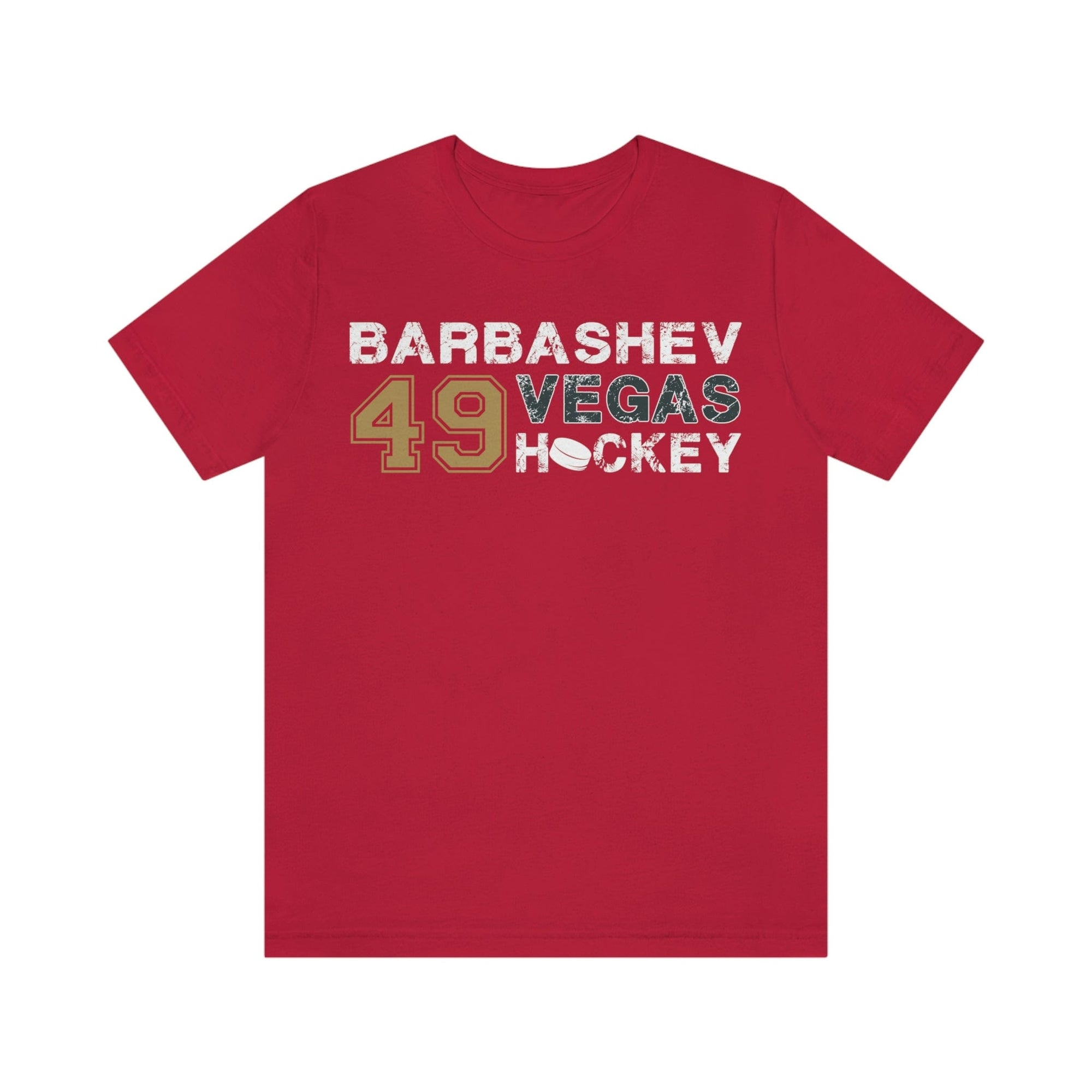 Barbashev 49 Vegas Hockey Unisex Jersey Tee - Vegas Sports Shop